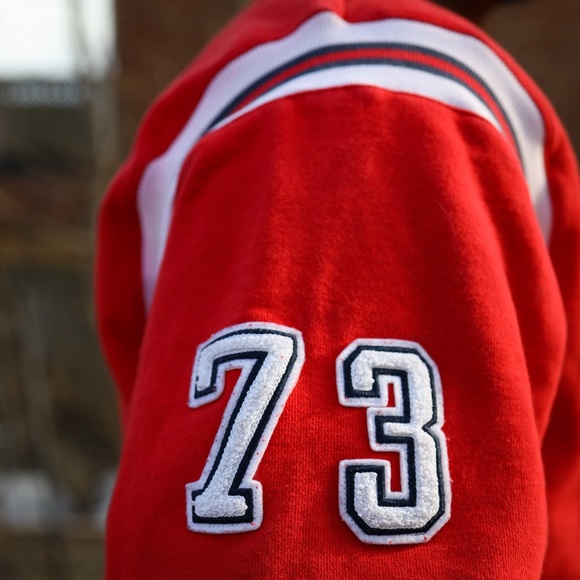 Size Men’s Large Red Vintage Fila Crewneck - Picture 6 of 7